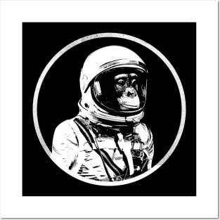 Space Chimp Street Art Style Posters and Art